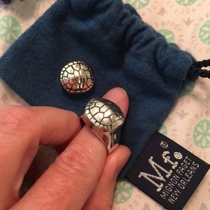 Mignon Faget Tortoise Shell ring and pendant